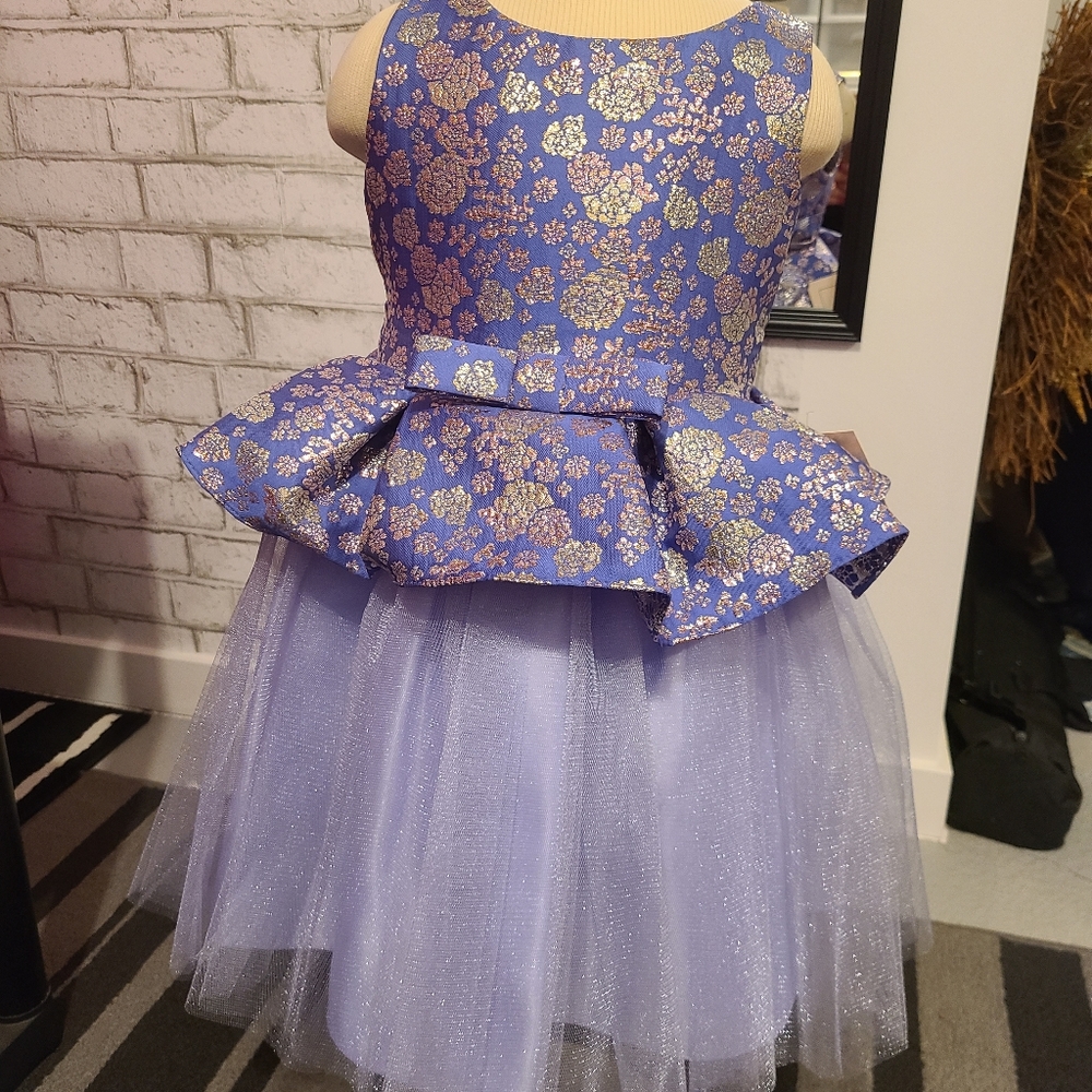 Periwinkle Peplum NWT
